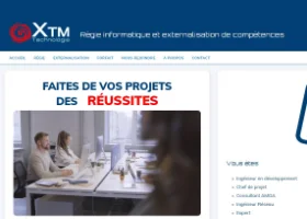 Image du site XTM Technologie